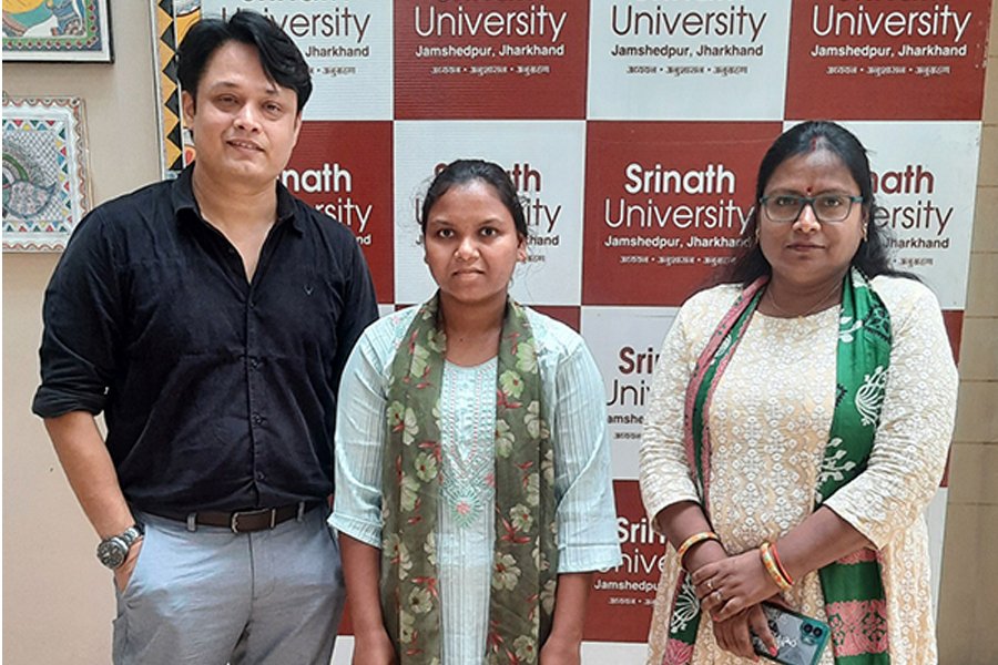 we supported the admission of a bright and creative tribal girl "Sobhima Soren" from Potka village, Jharkhand